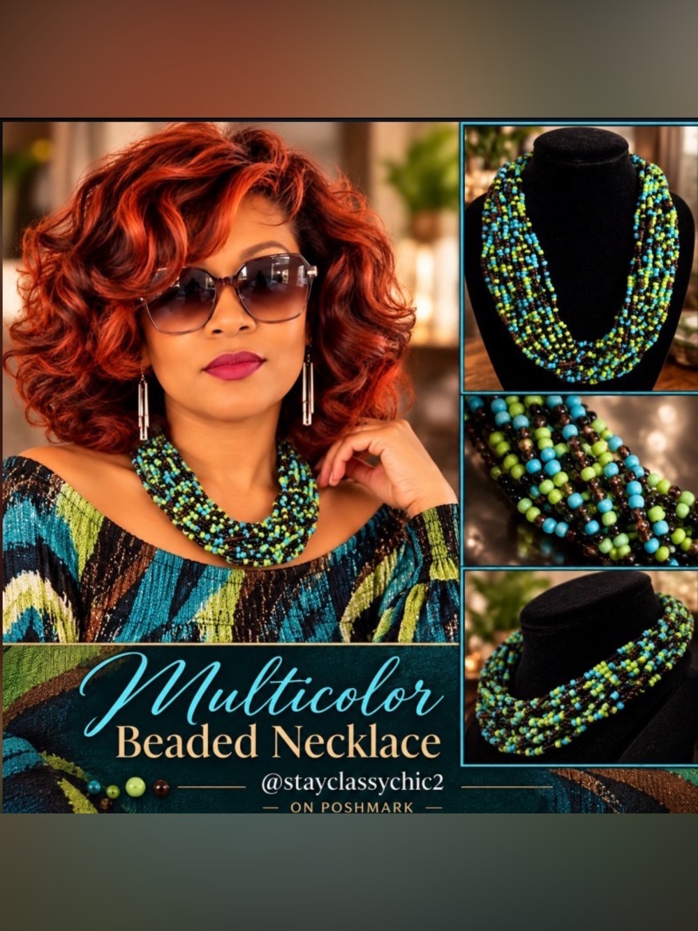 Multicolor Beaded Necklace